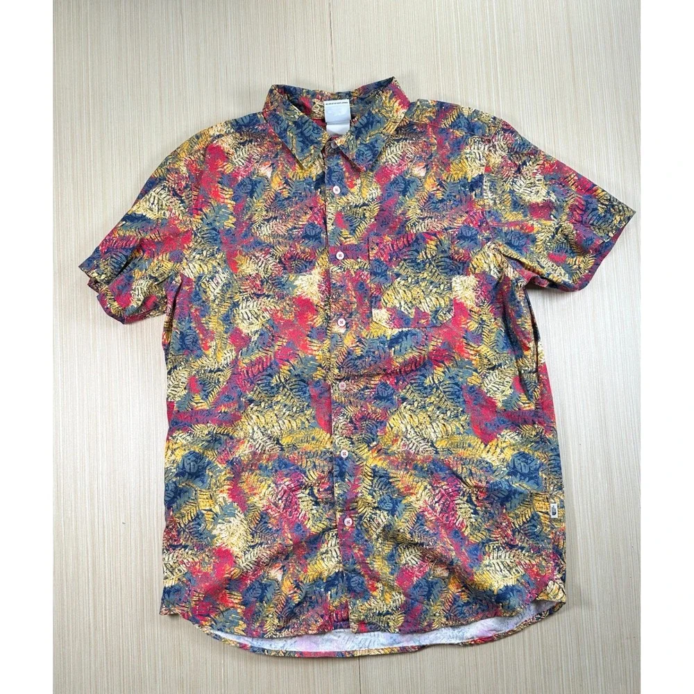 The North Face Baytrail Shirt Mens Large Multi Pattern Standard Fit Button Up